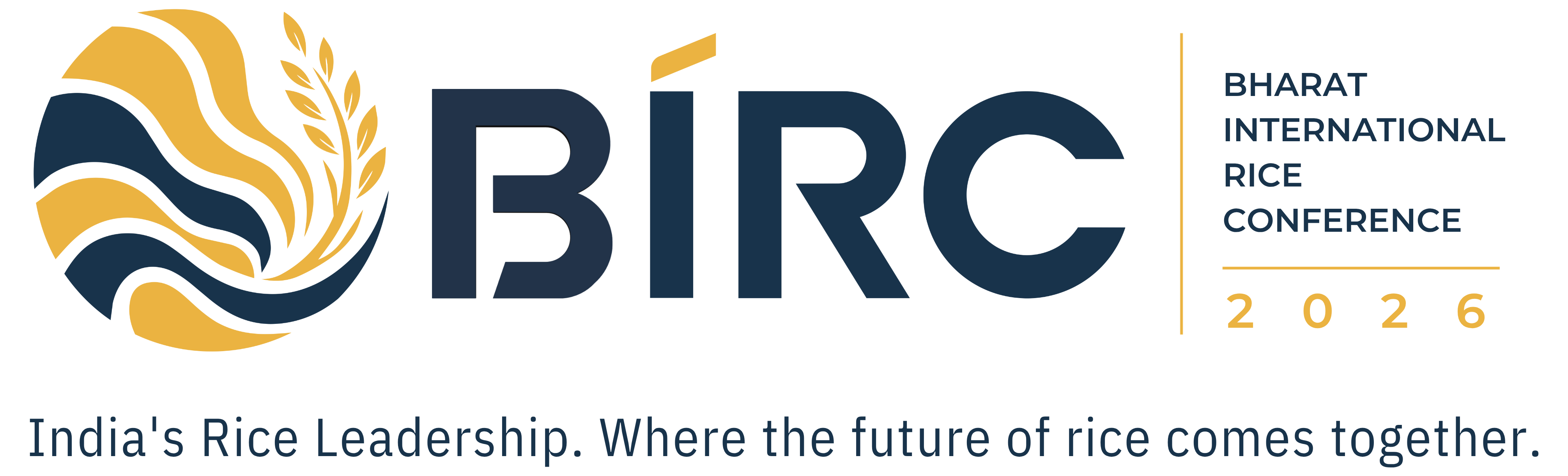 BIRC 2026 — Bharat International Rice Conference · India's Rice Leadership